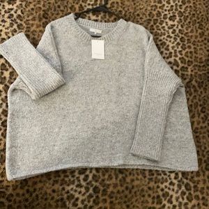 Grey cashmere sweater